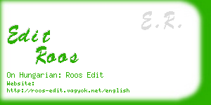 edit roos business card